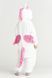 Піжама кігурумі дитяча Єдиноріг Біло-рожевий 110 (105-115 см) 217-11 фото 5
